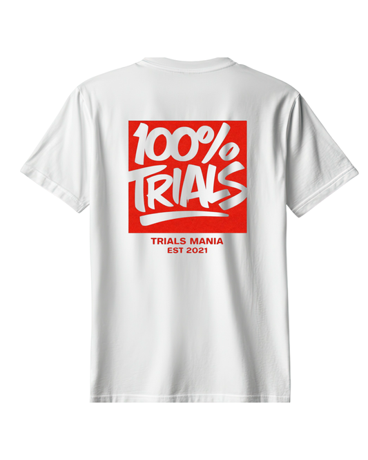 TRIALS MANIA T-SHIRT (WHITE)